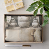 Ein Ephemera Oster-Serie-Design #23 Seidenpapier (Geschenk)