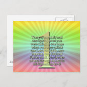 EIN Ephesianer 4:4-6 BIBLE SCRIPTURE Postkarte (Vorne/Hinten)