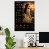 Ein Erbe hinterlassen – Poster für das Executive O (Heimbüro)