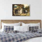 Ein Erbe vor einer Grotte von Jan Brueghel von der Leinwanddruck (Insitu (Schlafzimmer))