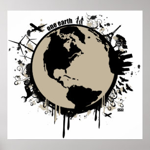 Ein-Erd-Poster Poster