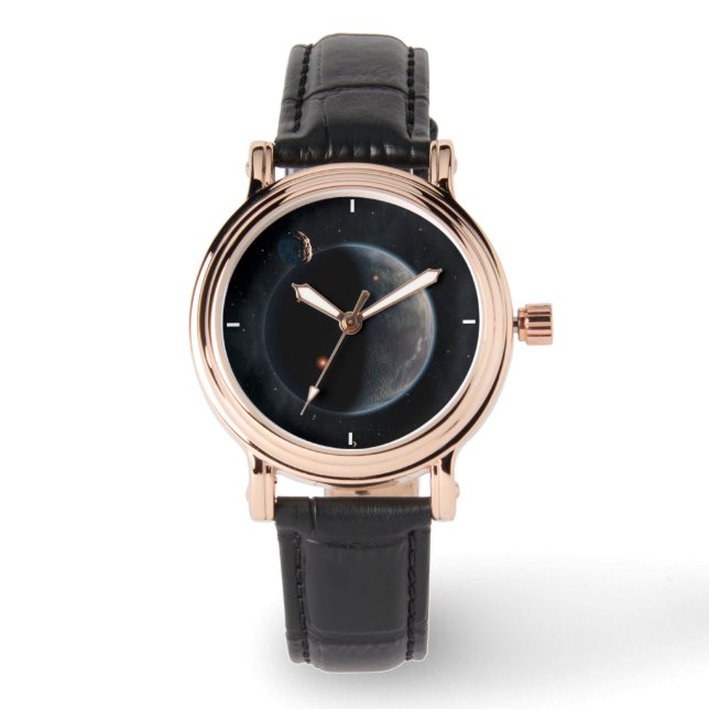 Ein erdähnlicher Planet, reich an Kohlenstoff und  Armbanduhr (Vorderseite)