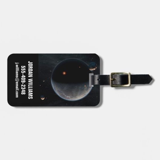 Ein erdähnlicher Planet, reich an Kohlenstoff und Gepäckanhänger (Vorderseite horizontal)