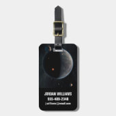 Ein erdähnlicher Planet, reich an Kohlenstoff und  Gepäckanhänger (Vorderseite vertikal)