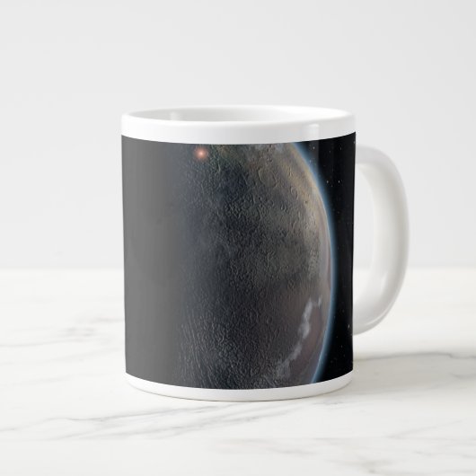 Ein erdähnlicher Planet, reich an Kohlenstoff und Jumbo-Tasse (Vorderseite Rechts)