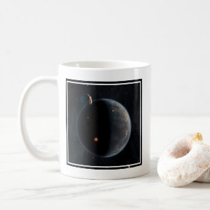 Ein erdähnlicher Planet, reich an Kohlenstoff und  Kaffeetasse