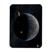 Ein erdähnlicher Planet, reich an Kohlenstoff und  Magnet (Vertikal)