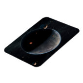 Ein erdähnlicher Planet, reich an Kohlenstoff und Magnet (Linke Seite)