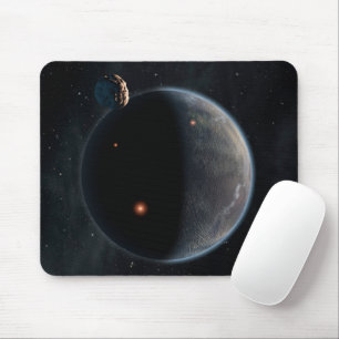 Ein erdähnlicher Planet, reich an Kohlenstoff und  Mousepad