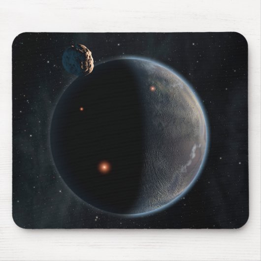 Ein erdähnlicher Planet, reich an Kohlenstoff und Mousepad (Vorne)