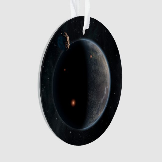 Ein erdähnlicher Planet, reich an Kohlenstoff und  Ornament (Vorderseite)