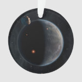 Ein erdähnlicher Planet, reich an Kohlenstoff und  Ornament (Vorderseite)