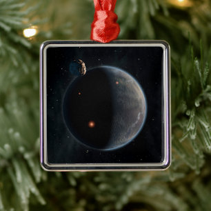 Ein erdähnlicher Planet, reich an Kohlenstoff und  Ornament Aus Metall