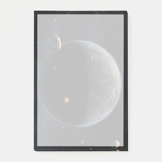 Ein erdähnlicher Planet, reich an Kohlenstoff und  Post-it Klebezettel (Vorderseite)