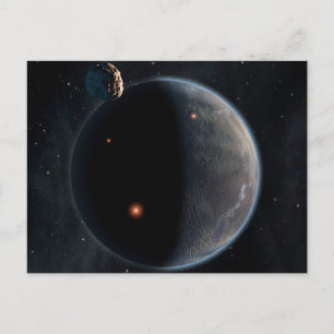 Ein erdähnlicher Planet, reich an Kohlenstoff und  Postkarte
