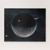 Ein erdähnlicher Planet, reich an Kohlenstoff und Puzzle (Horizontal)