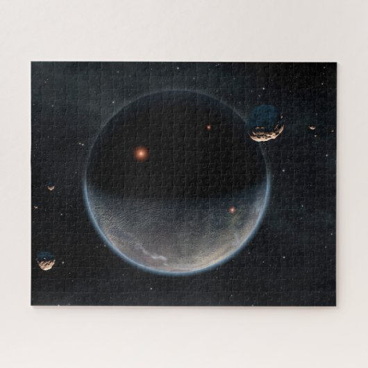 Ein erdähnlicher Planet, reich an Kohlenstoff und Puzzle (Horizontal)