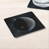 Ein erdähnlicher Planet, reich an Kohlenstoff und Rechteckiger Pappuntersetzer (angewinkelt)