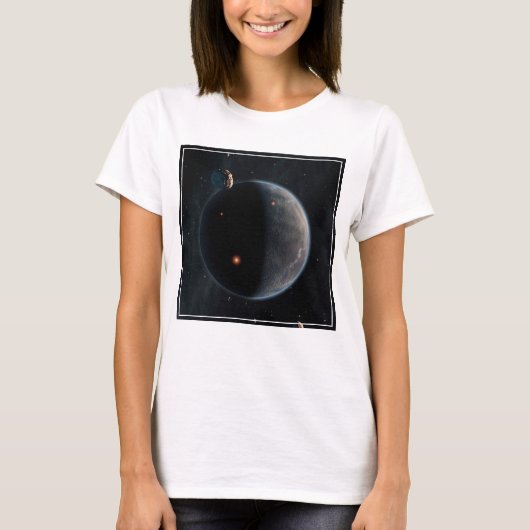 Ein erdähnlicher Planet, reich an Kohlenstoff und  T-Shirt (Vorderseite)