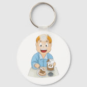 Ein Erdnusssandwich machen Schlüsselanhänger (Vorderseite)