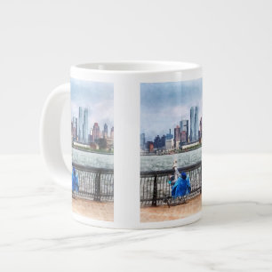 Ein erholsamer Tag für den Fischfang Jumbo-Tasse