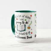 Ein Erica-Stevens-Buch Tasse (Vorderseite Links)