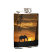 Ein erlesener Kunstkolben und ein Eichenbaum Flachmann (Rechts)