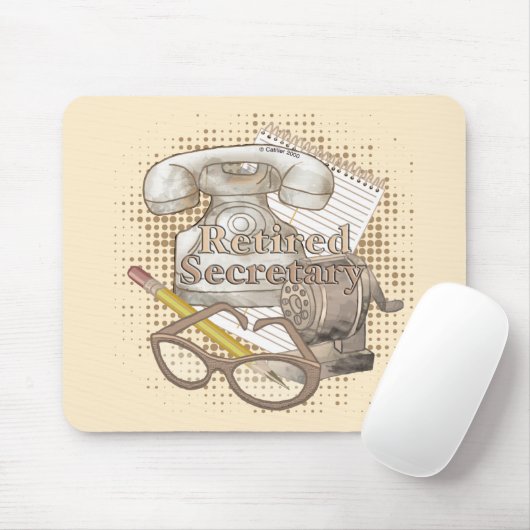 Ein ermatter Sekretär Mousepad (Mit Mouse)