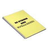 Ein ermutigendes Notebook Notizblock (Rechte Seite)