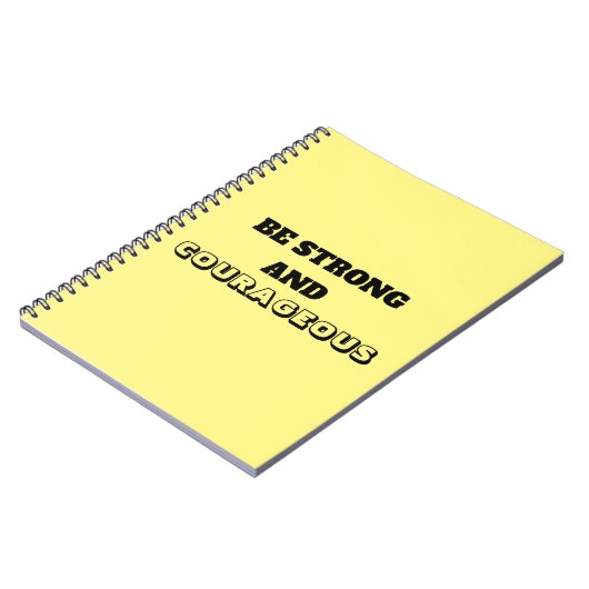 Ein ermutigendes Notebook Notizblock (Linke Seite)