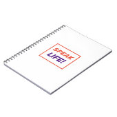 Ein ermutigendes Notebook Notizblock (Linke Seite)