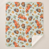 Ein Erntedank für ein Land - Nahtloses Muster Sherpadecke (Vorderseite)