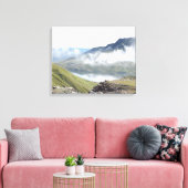 Ein eroberter Moment in Snowdonia Leinwanddruck (Insitu (Wohnzimmer))