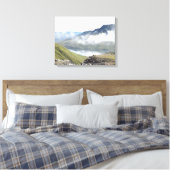 Ein eroberter Moment in Snowdonia Leinwanddruck (Insitu (Schlafzimmer))