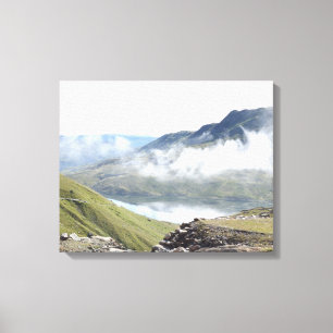 Ein eroberter Moment in Snowdonia Leinwanddruck