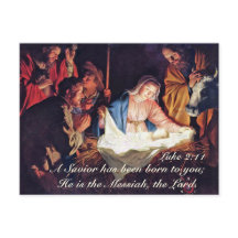 Ein Erretter wurde Geboren Luke 2:11 Weihnachtskri