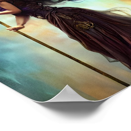 Ein erstaunlich realistisches Hexentriptych Poster (Ecke)