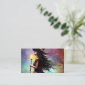 Ein erstaunlich realistisches Hexentriptych Visitenkarte (Stehend Vorderseite)