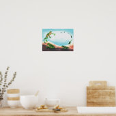 Ein erstaunlicher Lebenszyklus eines Frosches Poster (Küche)