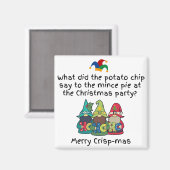 Ein erstaunlicher Weihnachts-Mince-Pie-Joke Magnet (Vorderseite/Rückseite)