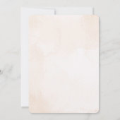 Ein erster Geburtstag Pumpkin Einladung (Rückseite)