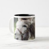 Ein Esel Zweifarbige Tasse (Vorderseite Links)