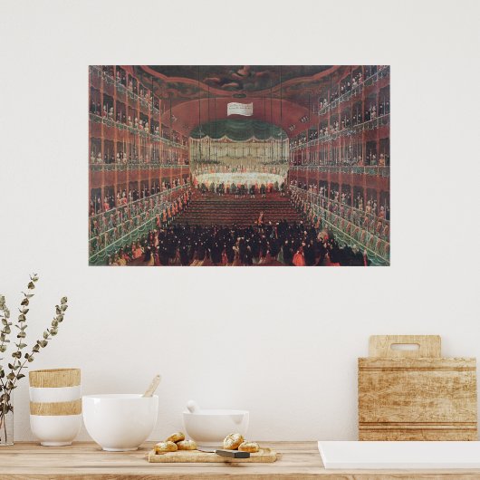 Ein Essen im San Benedetto Theater Poster (Küche)