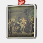 Ein essendes Haus, 1859 Silbernes Ornament (Links)