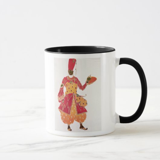 Ein Eunuch, vom Ballett 'Scheherazade Tasse (Rechts)