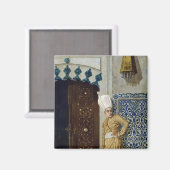 Ein Eunuch vor der Tür des Harems Magnet (Vorderseite/Rückseite)