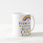 Ein ewiger Bund, versiegelt in Farbe Biblisch Kaffeetasse (VorderseiteRechts)