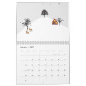 Ein ewiger Winterkalender Kalender (Jan 2027)
