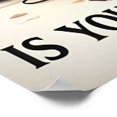 Ein ewiges Herz mit einem deutschen Schäferhund Poster (Ecke)