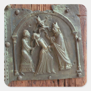 Ein Exorzismus, Paneel von der rechten Tür, 12. Quadratischer Aufkleber